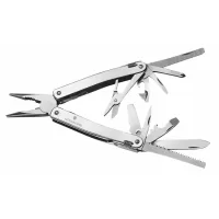 Herramienta tipo Navaja Victorinox Modelo Spirit con 26 funciones, en acero inoxidable, incl. estuche de cuero