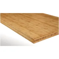 Tablero de trabajo fabricado con bambú ecológico Green Plus 50 mm de grosor, ancho 750 mm