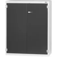 Armario base con puertas batientes de chapa maciza