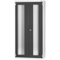 Gabinete Armario base con puertas batientes transparentes – Últimas piezas, no resurtible