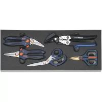 Juego de tijeras y pinzas de corte con espuma 50 x 20 cm