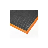 Estera o tapete de seguridad antideslizante de caucho nitrílico, con cantos naranja 66x102 cm - Últimas piezas, no resurtible