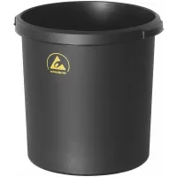 Basurero tipo cubeta recolectora de basura anti estática ESD 18 Litros