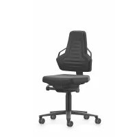Silla giratoria de trabajo ESD, Supertec, con ruedas