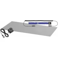 Starter Kit para antiestática ESD (pulsera puesta a tierra, cable con pulsador y estera de mesa)