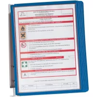 Soporte empotrable en pared para hojas y documentos (hasta 5 hojas A4)
