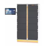 Sistema automatizado de control, dispensador de material y herramienta Tool 24 Locker, unidad maestra con touchscreen 22" y escáner de códigos de barras, 5s 450/10