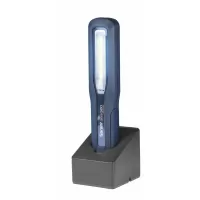 Lámpara de trabajo LED 500 lumens batería recargable por USB C, luz regulable, base magnética gancho y protección contra agua