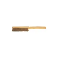 Cepillo fino de alambre de latón ondulado, cerdas de 0,15 mm