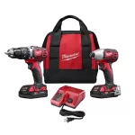 2697-22ct combo inalámbrico de 2 herramientas rotomartillo 1/2″ m18™ + llave de impacto compacta hexagonal 1/4″ m18™ - Últimas piezas, no resurtible
